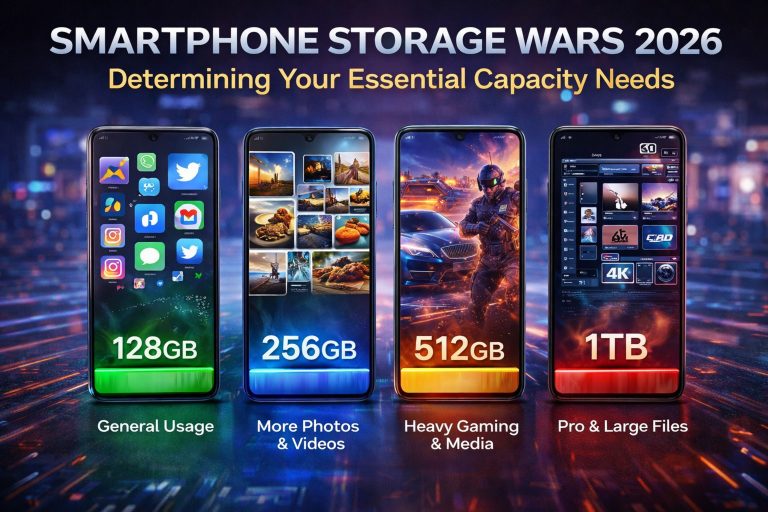 Smartphone Storage Wars 2026: Determining Your Essential Capacity Needs