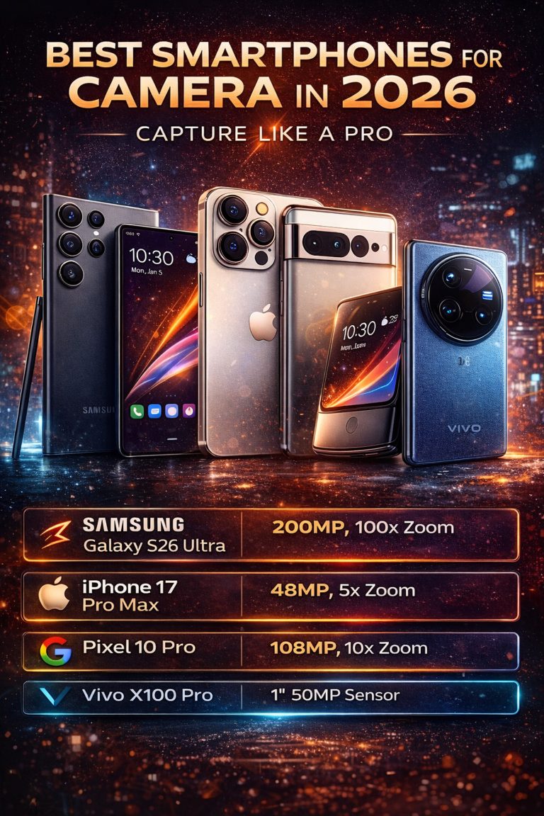 Best Smartphones for Camera in 2026: Capture Like a Pro