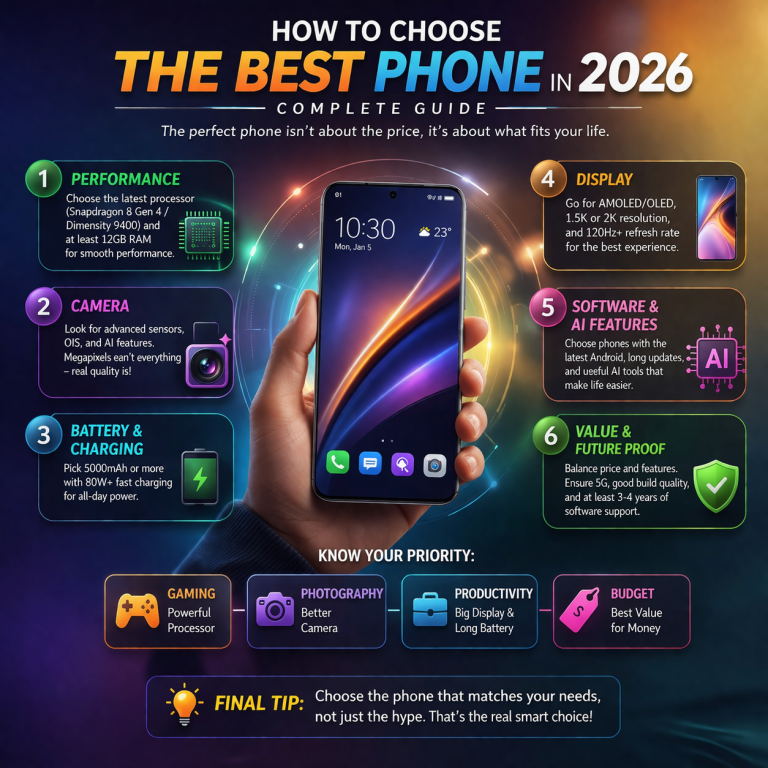How to Choose the Best Phone in 2026 (Complete Guide)