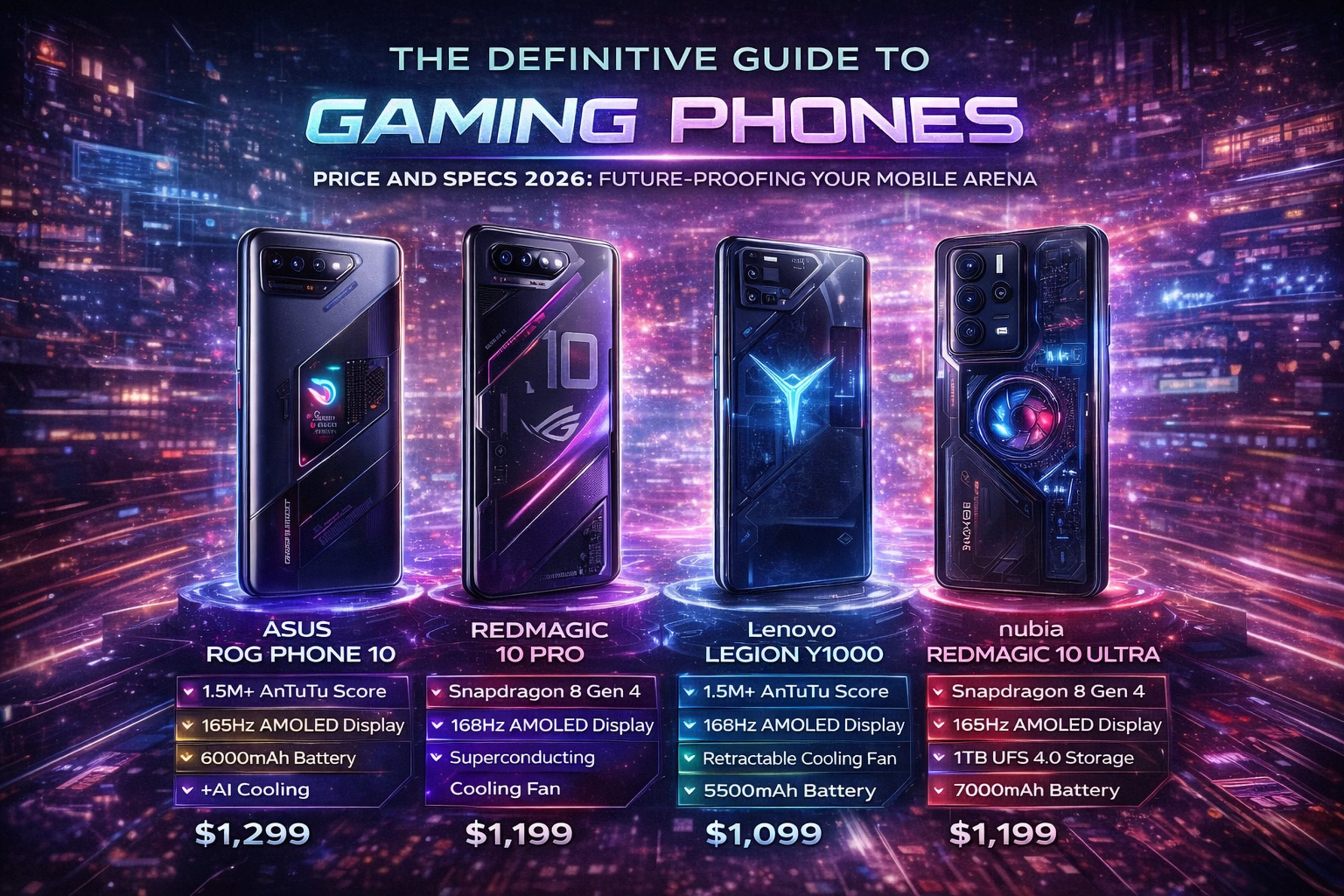The Definitive Guide to Gaming Phones Price and Specs 2026: Future-Proofing Your Mobile Arena
