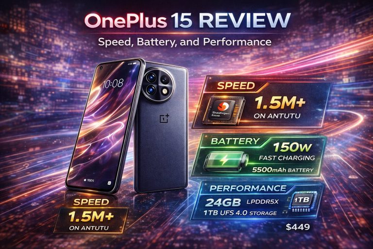 OnePlus 15 Review: Speed, Battery, and Performance